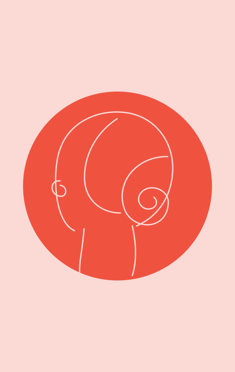 Portrait illustration d'une femme notaire, symbole professionnel et services juridiques